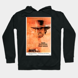 Classic Western Movie Poster - Pale Rider Hoodie